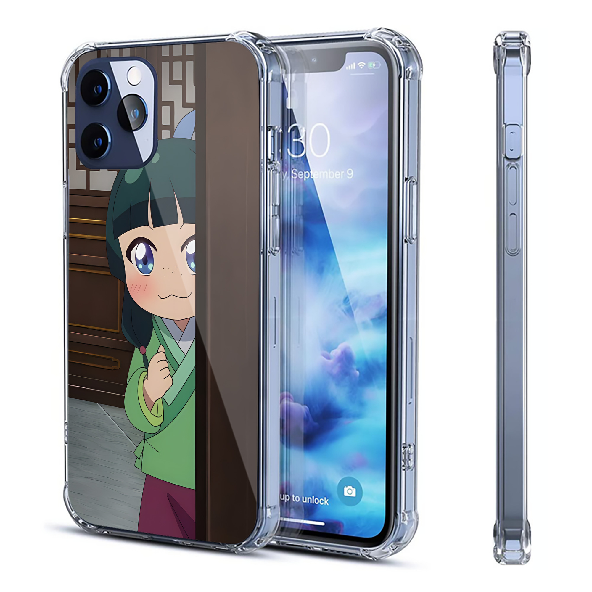 （画像用） 薬屋のひとりごと The Apothecary Diaries 【iPhone 12シリーズ対応】透明スマホケース（クリアソフトケース）